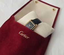 Stunning Ladies Must de Cartier Tank -  18ct Gold on Silver -  Manual Wind