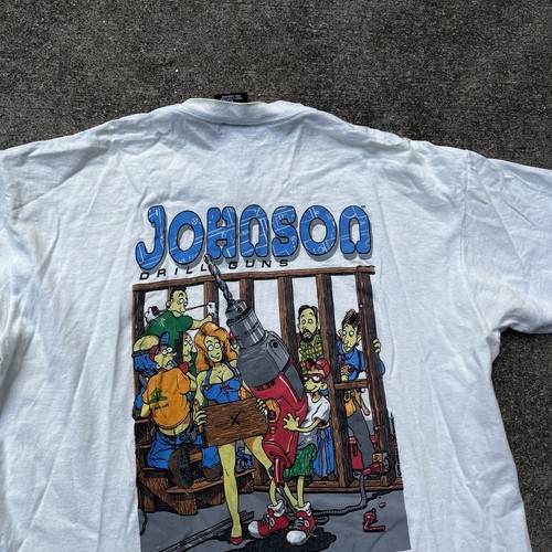 Vintage Big Johnson Drill Guns Made In USA T-Shirt L 90’s - Bild 2 von 6