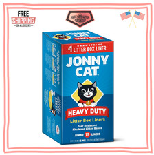 Jonny Cat Jumbo Litter Box Liners, Heavy-Duty, Tear  Leak Resistant, 15-Count