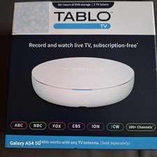 Tablo Plus Antenna 4th Gen Tablo 2-Tuner Over-The-Air OTA DVR and HD Antenna
