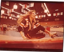 Raquel Welch Kansas City Bomber Roller Derby Original 4x5 Photo Transparency