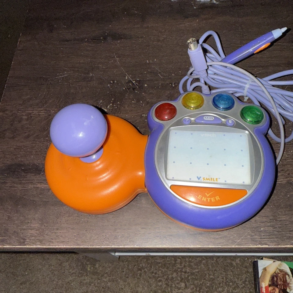 VTech VSmile TV Learning System Console, Controller, Game Tested Fast Shipping - Image 3 of 4