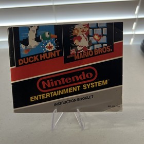 Super Mario Bros Duck Hunt NES manual Only - nintendo