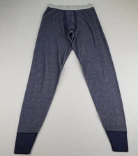 Magellan Outdoors Thermal Pants Mens Small Blue Waffle Knit Base Layer Long John