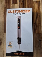 Resparked Customizer Engraving Pen w/ 30 Bits Cordless Portable Tool NEW/SEALED