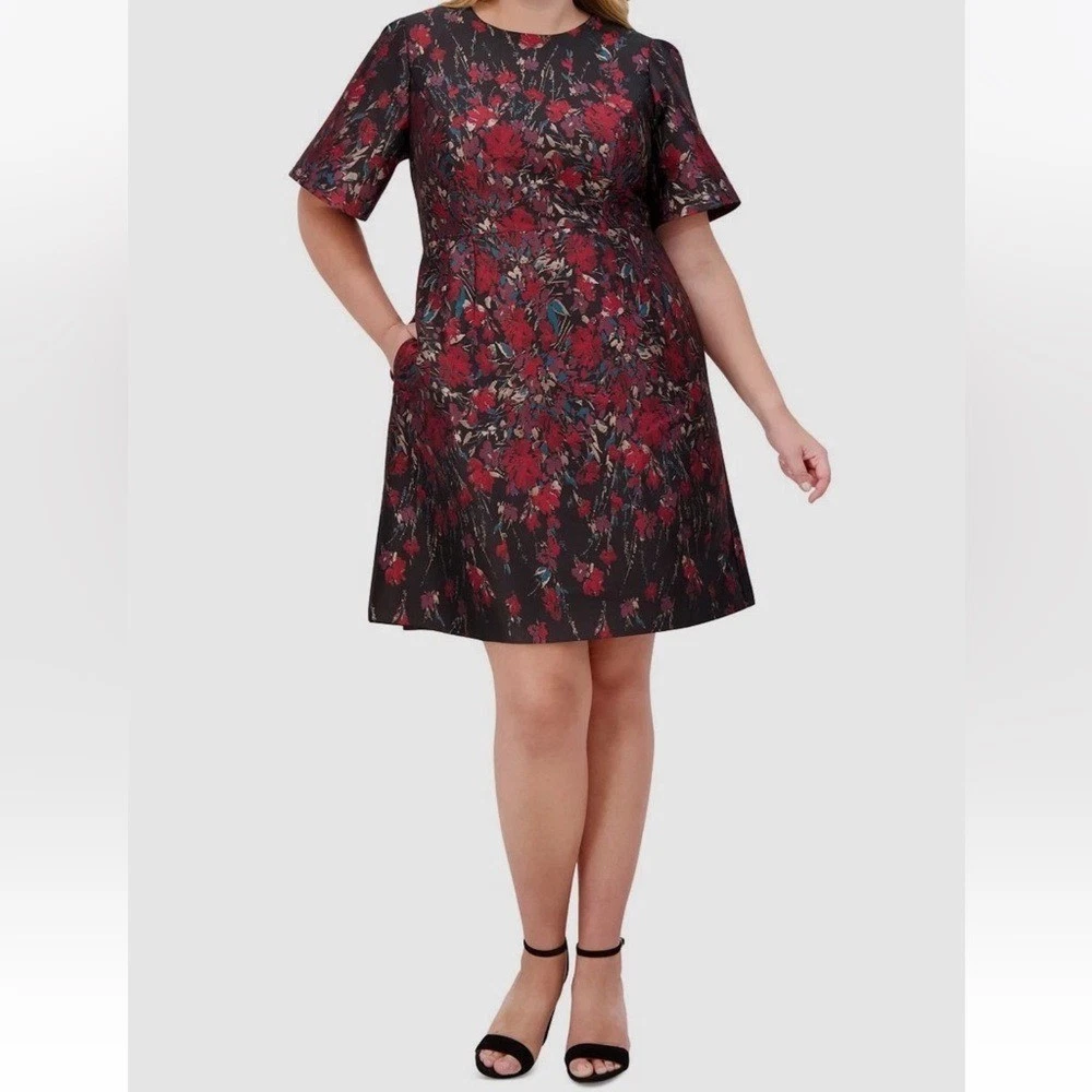 vince camuto printed a line dress Lauren Ralph Lauren Women's Belted Halter A-Line Dress  DGFOutlet