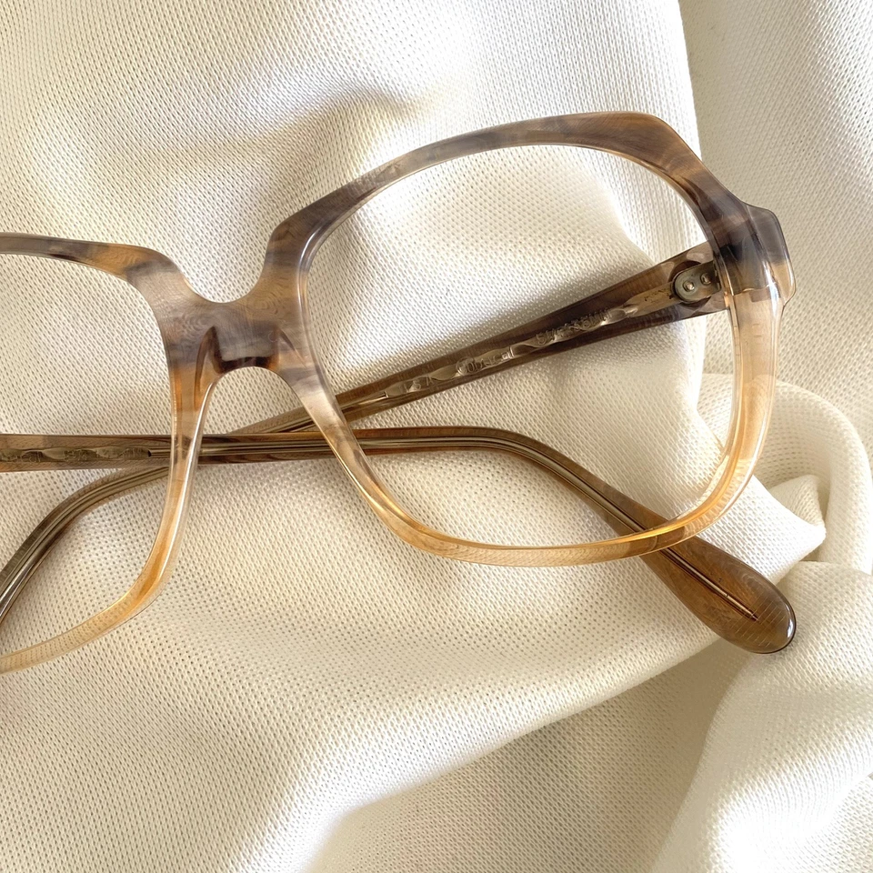 Винтажный мандарин серый новый из старых запасов женщин ОПРАВЫ очки 52 16 135 США - Изображение 2 из 4