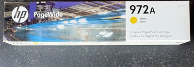 #ad #ad Genuine HP 972A Yellow Cartridge. Never opened never used. $54.99