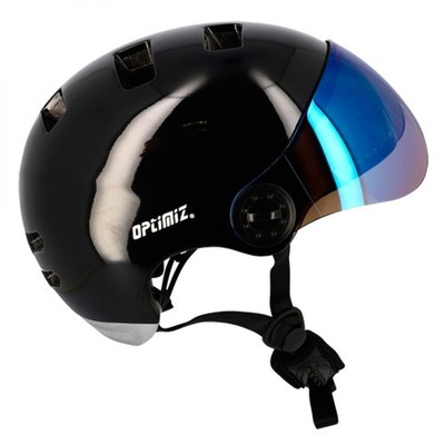 URBAN HEADSET OPTIMIZ O390 SCHWARZ GLÄNZEND IN MOLD GR.L (BLINKT/BLUETOOTH) NETTOPREIS