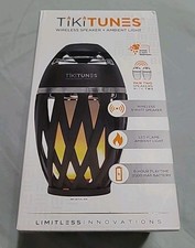 Tiki Tunes Bluetooth Speaker  Ambient Light - Black LED flame Wireless
