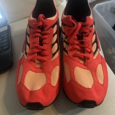 MENS NIKE AIR GHOST RACER ''NY MARATHON'' RUNNING SHOES [SIZE 9.5] CRIMSON/BLACK