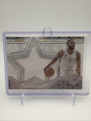 2023-24 Topps Royalty Mikal Bridges Star Jersey #55/99 Nets Game Used