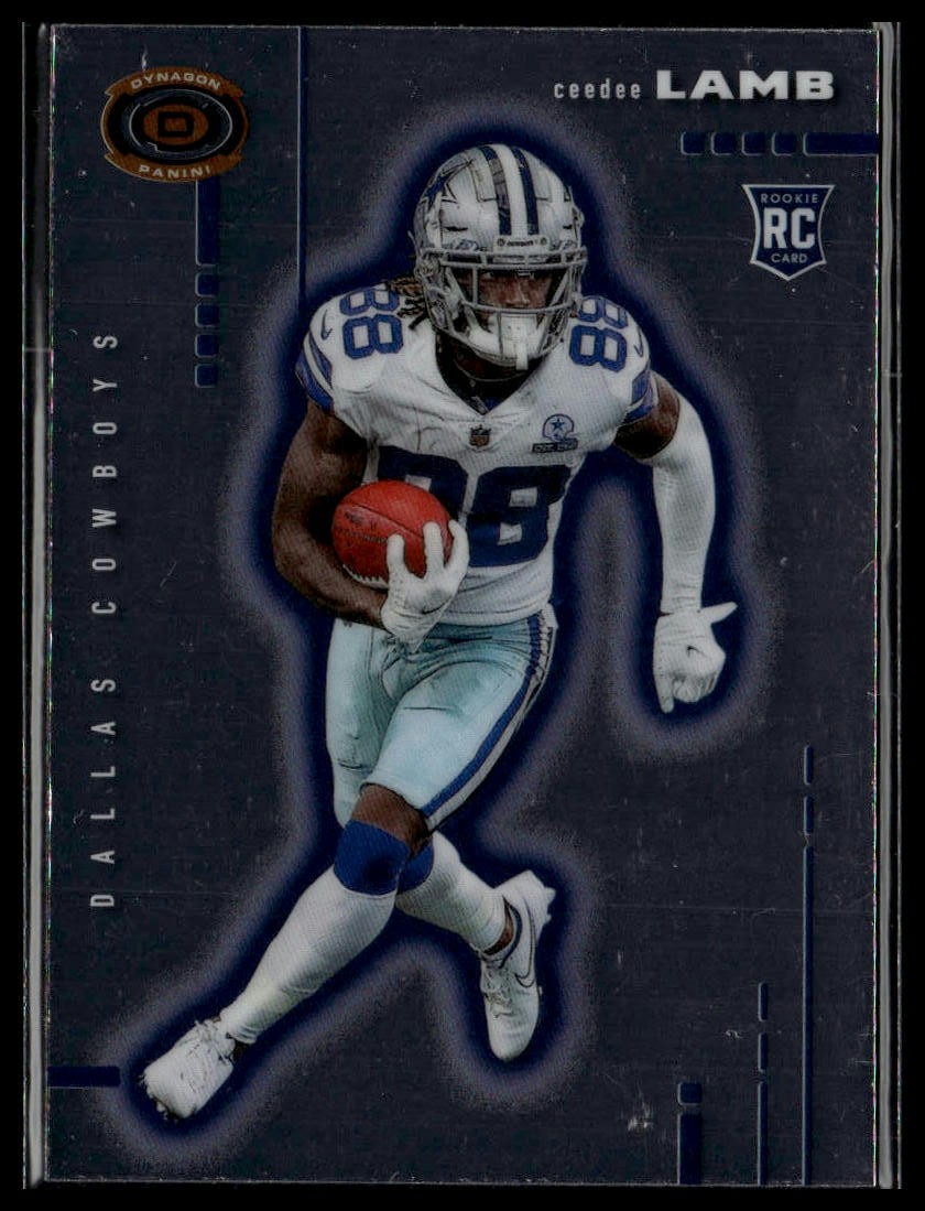 CeeDee Lamb 2020 Panini Chronicles Dynagon Rookies #D-11 Dallas Cowboys