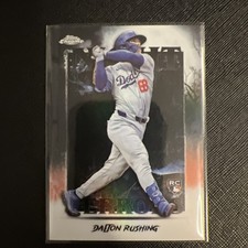 2025 Topps Chrome Update Series - Night Terrors Dalton Rushing #NT-24 (RC)