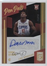 2020-21 Donruss Elite Pen Pals Gold 7/10 Daniel Oturu #PP-DOT Auto 0xh3