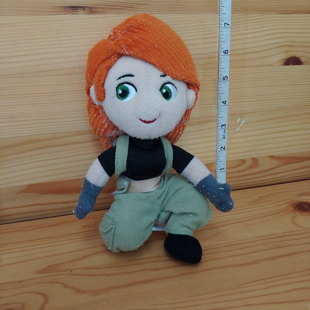 Kim Possible Plush Standing on One Knee Used Toy