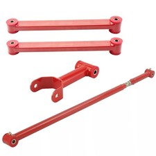Control Arms Adjustable Panhard Bar For 2005-2014 Ford Mustang Coupe Red Kit