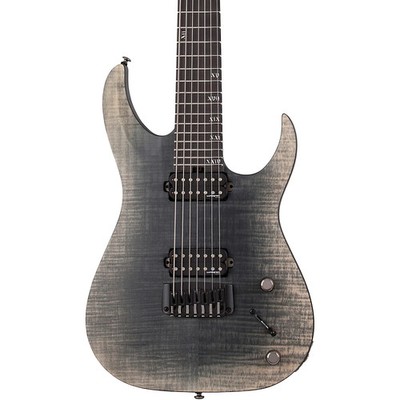 Schecter Guitar Research Banshee Mach 7String Extended Guitar FalloutBurst