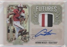 2019 Panini Legacy Futures Patch Auto Antoine Wesley #FP-AW Patch Auto no9