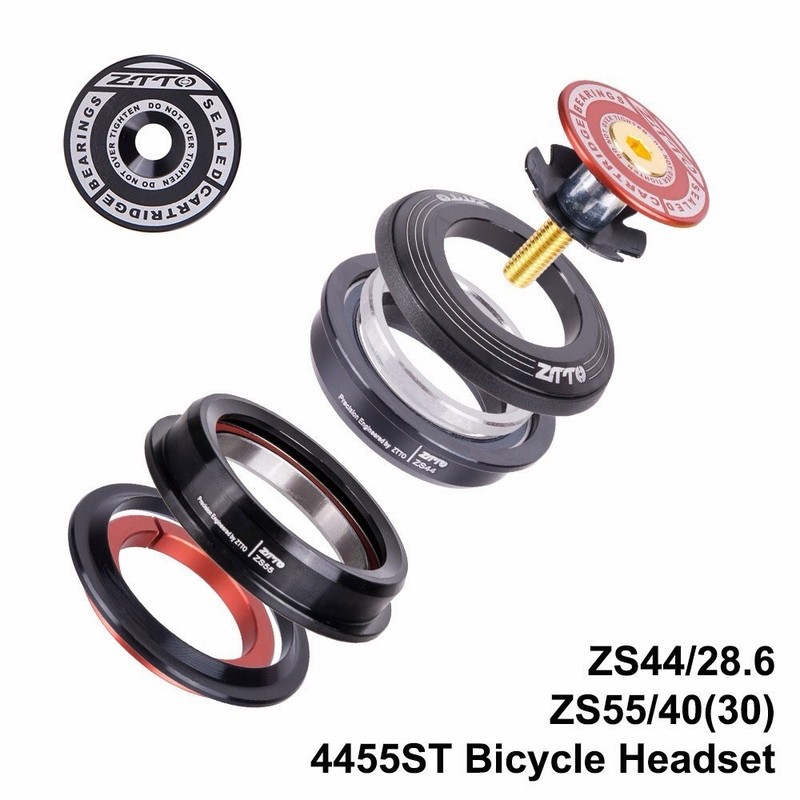 ZTTO Bicycle Headset Tapered Straight Tube Bike Fork Internal Steering Bearing