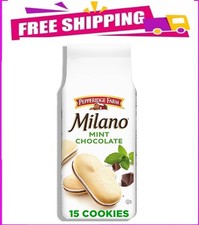 Pepperidge Farm Milano Mint Chocolate Cookies, 7 OZ Bag 15 Cookies 