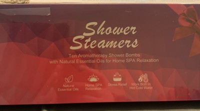 Shower Steamers Aromatherapy, Shower Bombs Self Care and Relaxation 10 Pack, NIP