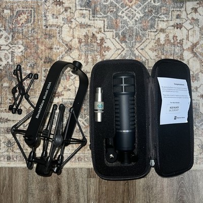 Electro-Voice RE20 Microphone + Triton FetHead + Model 309A shock mount