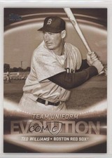2019 Topps Evolution Of Team Logos/Uniforms Andrew Benintendi Ted Williams jc6