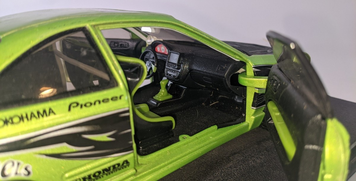 Hot Wheels Super Street Custom Honda Civic Si 1:18 Scale Lime