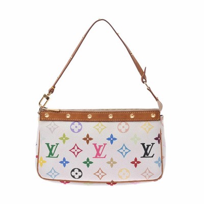 LOUIS VUITTON Multicolor Pochette Accessoires White Accessory