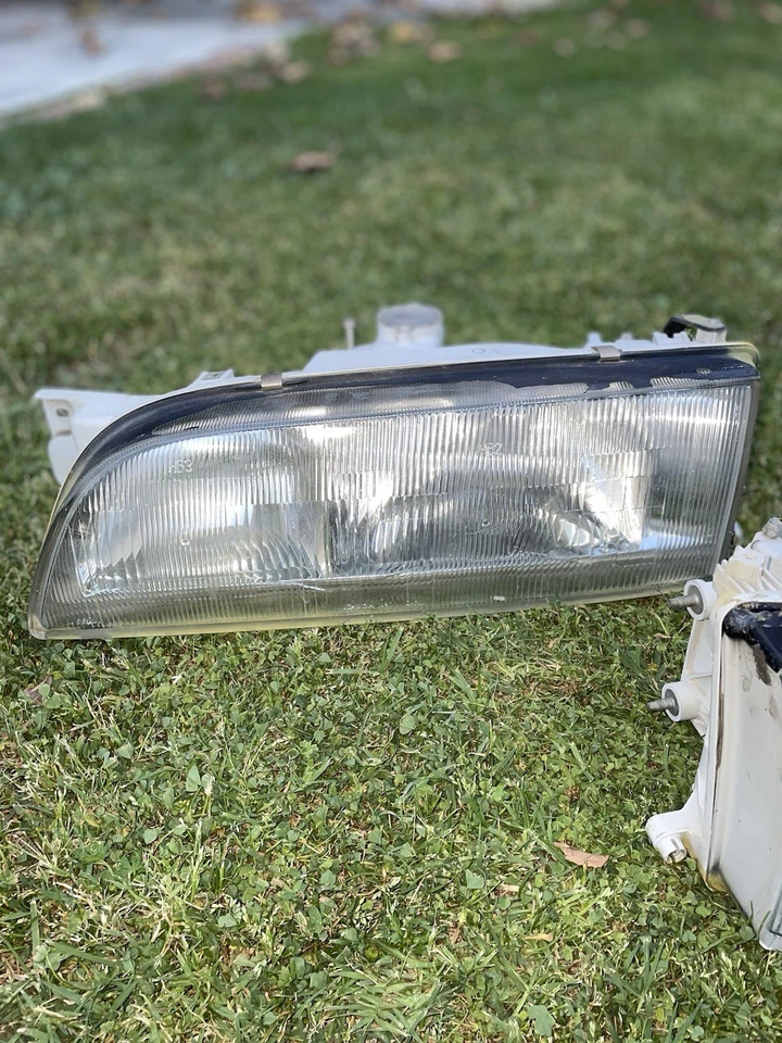 Luces de cabeza de vidrio JDM RHD 1994-1996 Infiniti Q45 G50 Kouki OEM ICHIKOH 1480 Foto 3 de 4