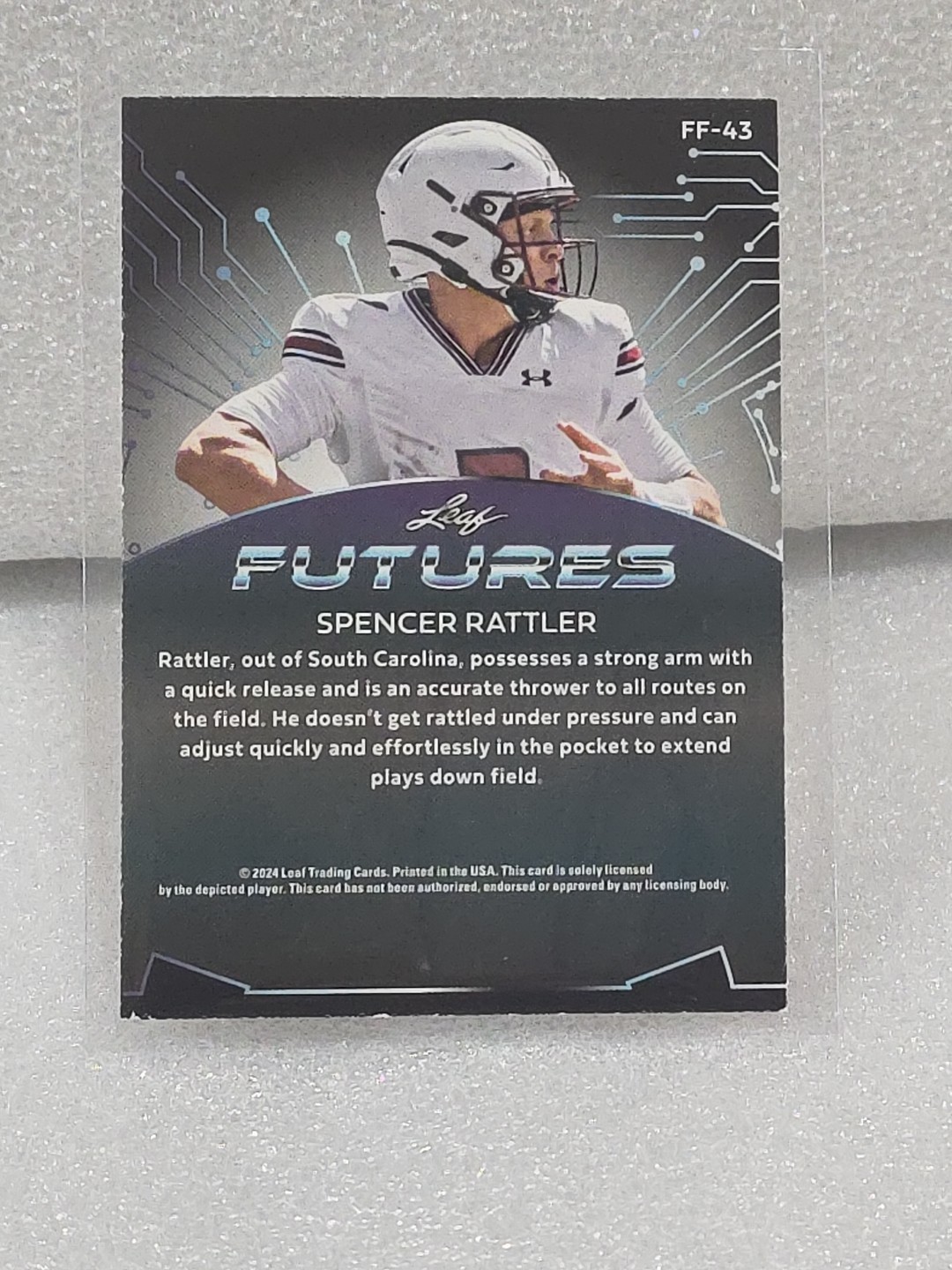 2024 Leaf Futures - Future Foil Spencer Rattler #FF-43 Bronze (RC) for ...