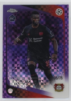 2025 Topps Chrome UEFA Club Competitions 35/75 Christian Kofane Rookie RC 0wb8