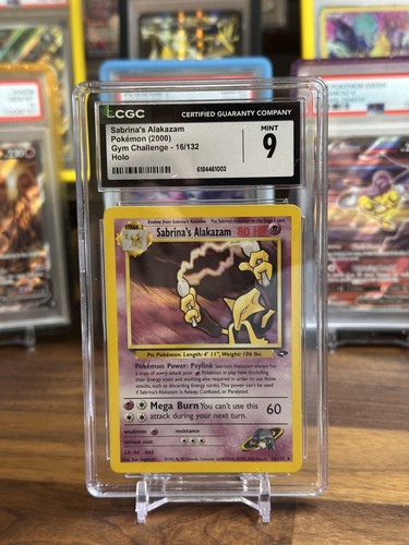 Sabrina's Alakazam (Unlimited) graded CGC 9 for sale on eBay