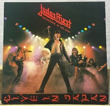 Judas Priest - Unleashed In The East (Live In Japan) 1979 UK Vinyl LP CB271 VG+