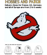 patch Ghostbusters Acchiappafantasmi toppa termoadesiva iron on Ghostbuster film