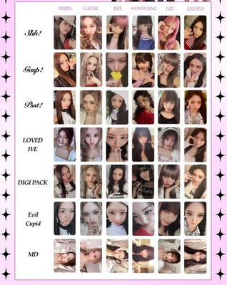 IVE - IVE SECRET Official Original book/DigiPack /Cupid /MD