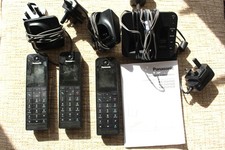 Panasonic KX-TG7861E Cordless Landline Phone set of 3 (with Answering Machine)