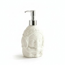 Elephant Soap Dispenser Sculpted Bath Accessory Curved Nozzle
