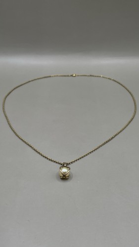 12K Gold Filled Necklace 14K Gold Filled Pearl Pendant