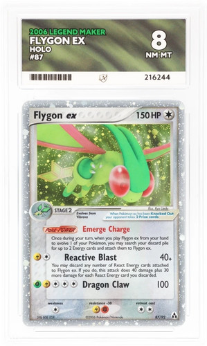 Flygon ex graded ACE 8 for sale on eBay