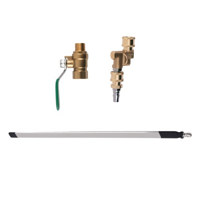 #ad 23.62quot; Radiator Cleaning Wand High Pressure Flush Stainless Steel Tool 24 inch $32.70