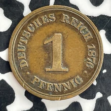 1876-F Germany 1 Pfennig Lot#C3913