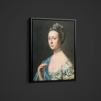 John Singleton Copley - Mrs Henry Hill, Anna Barrett - Paper or Canvas
