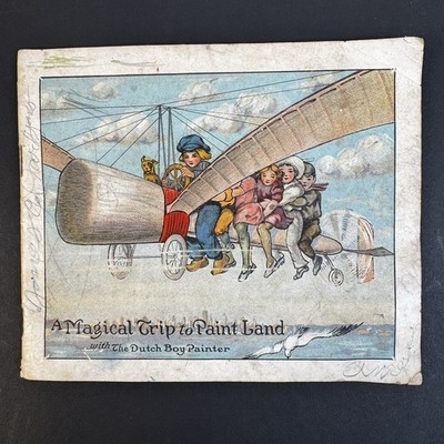 Dutch Boy Advertising Magical Trip to Paint Land Lead Paint Watercolor Booklet
