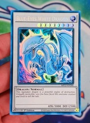 Blue-Eyes White Dragon MP22-EN266 2022 Tin of the Pharaoh's Gods 1st Edition Prismatic Secret Rare