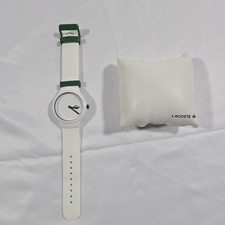 Lacoste Men  s 12.12 White Silicone Watch