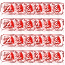 24 Pcs Cheer Team Gifts PVC Clear Makeup Bags Zipper Pouch for Cheerleaders