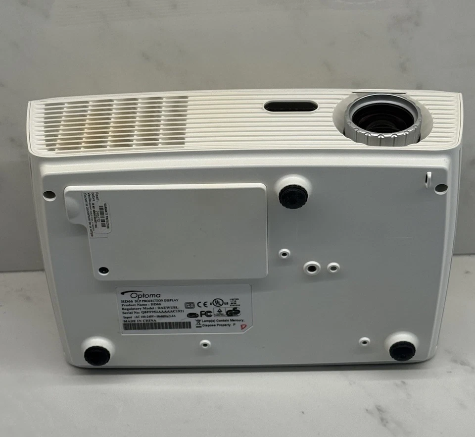 Optoma HD66 DLP Projector 2500 Lumens PC 3D Ready HD - Image 4 of 4