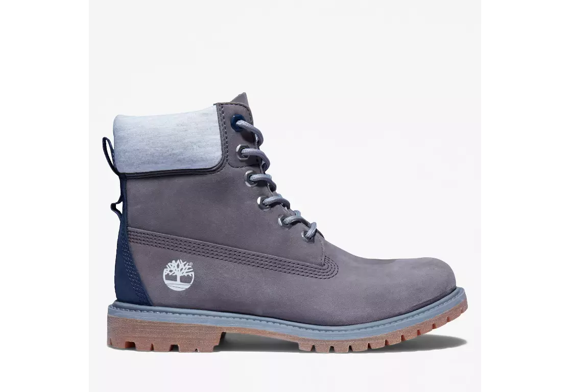 Grey and blue timberland boots 2025